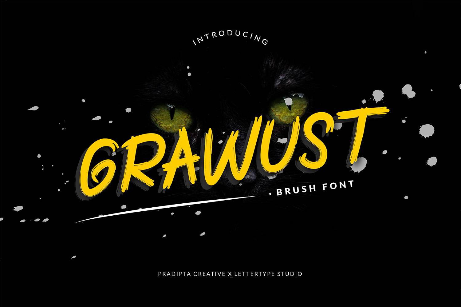 Grawust Font sample
