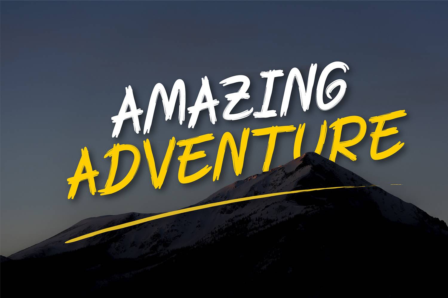 Grawust Font sample