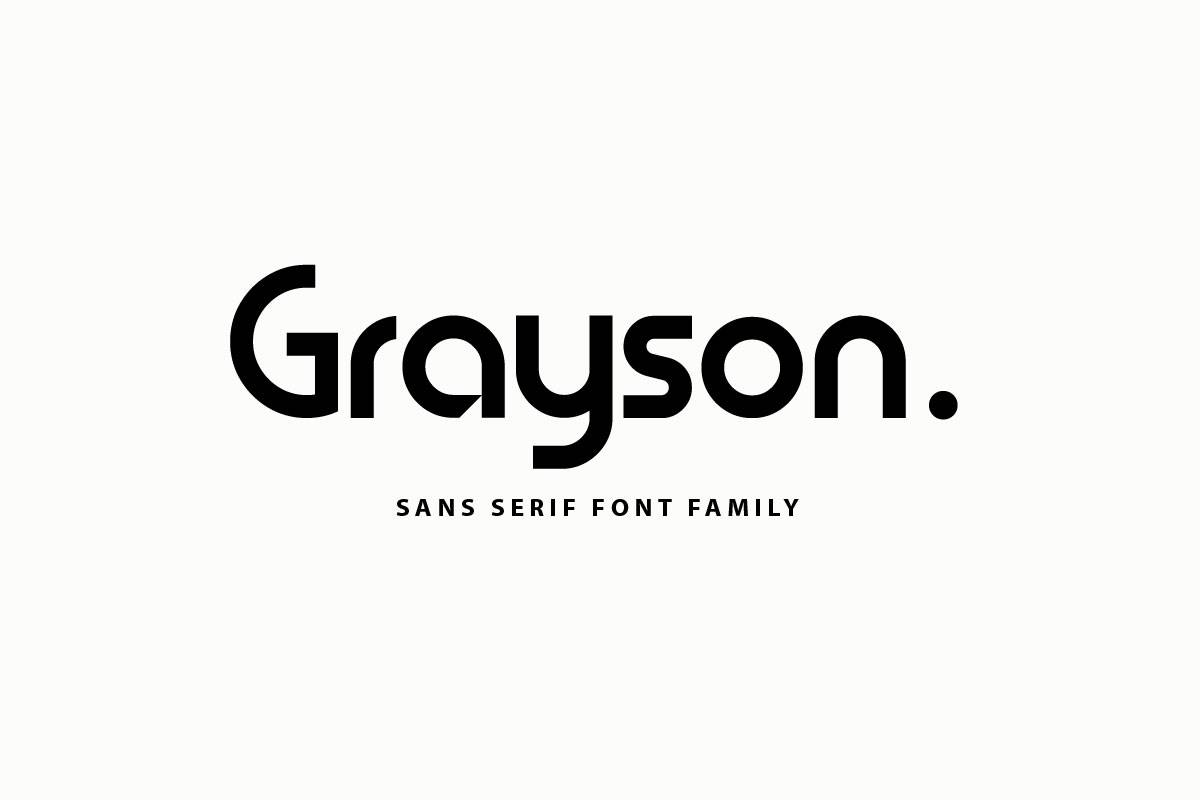 Grayson Font sample