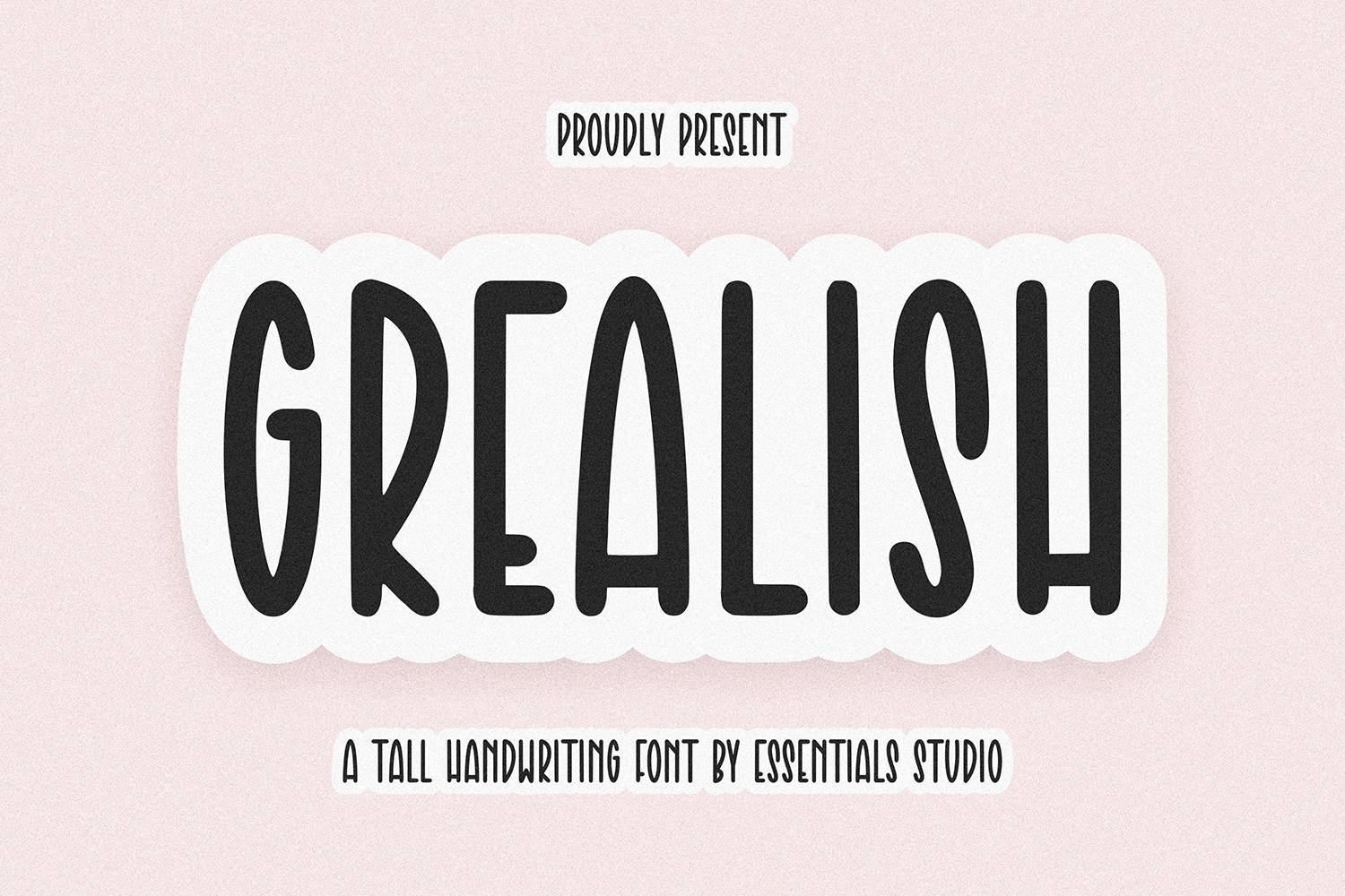 Grealish Font sample