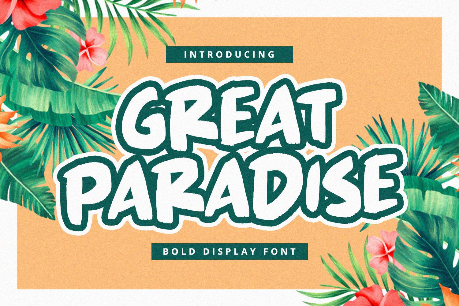 Great Paradise Font sample