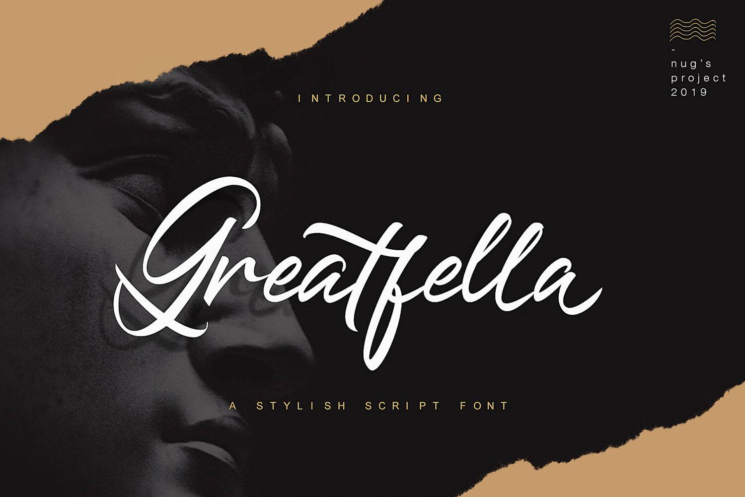 Greatfella Font sample