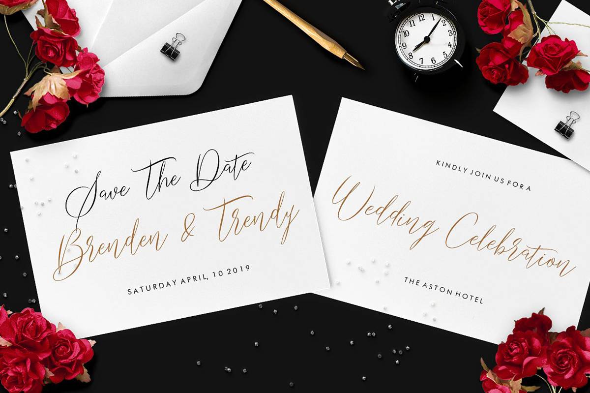 Gredom Font sample