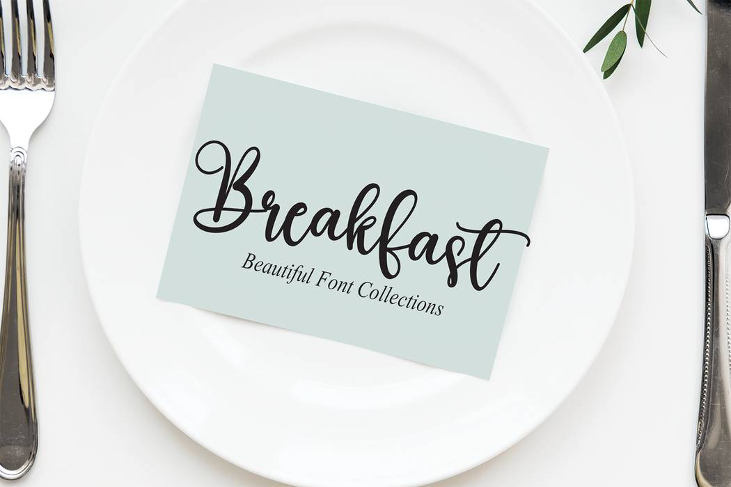 Greeting Font sample
