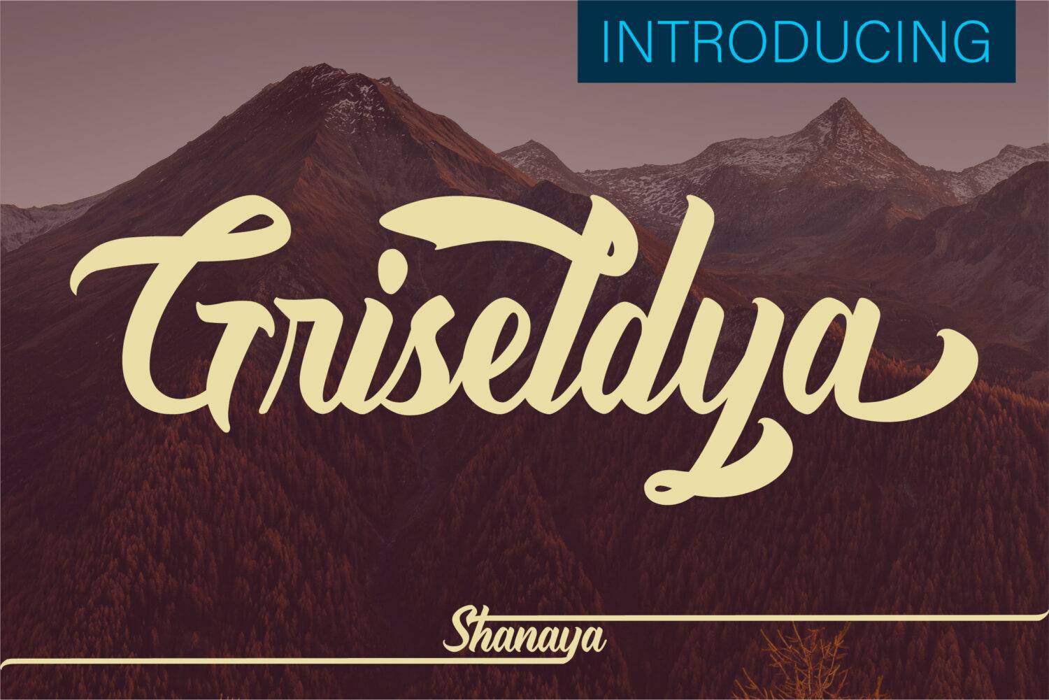 Griseldya Font sample