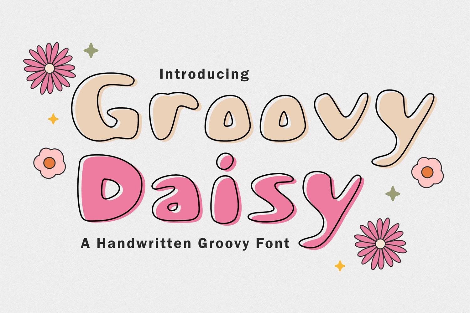 Groovy Daisy Font sample