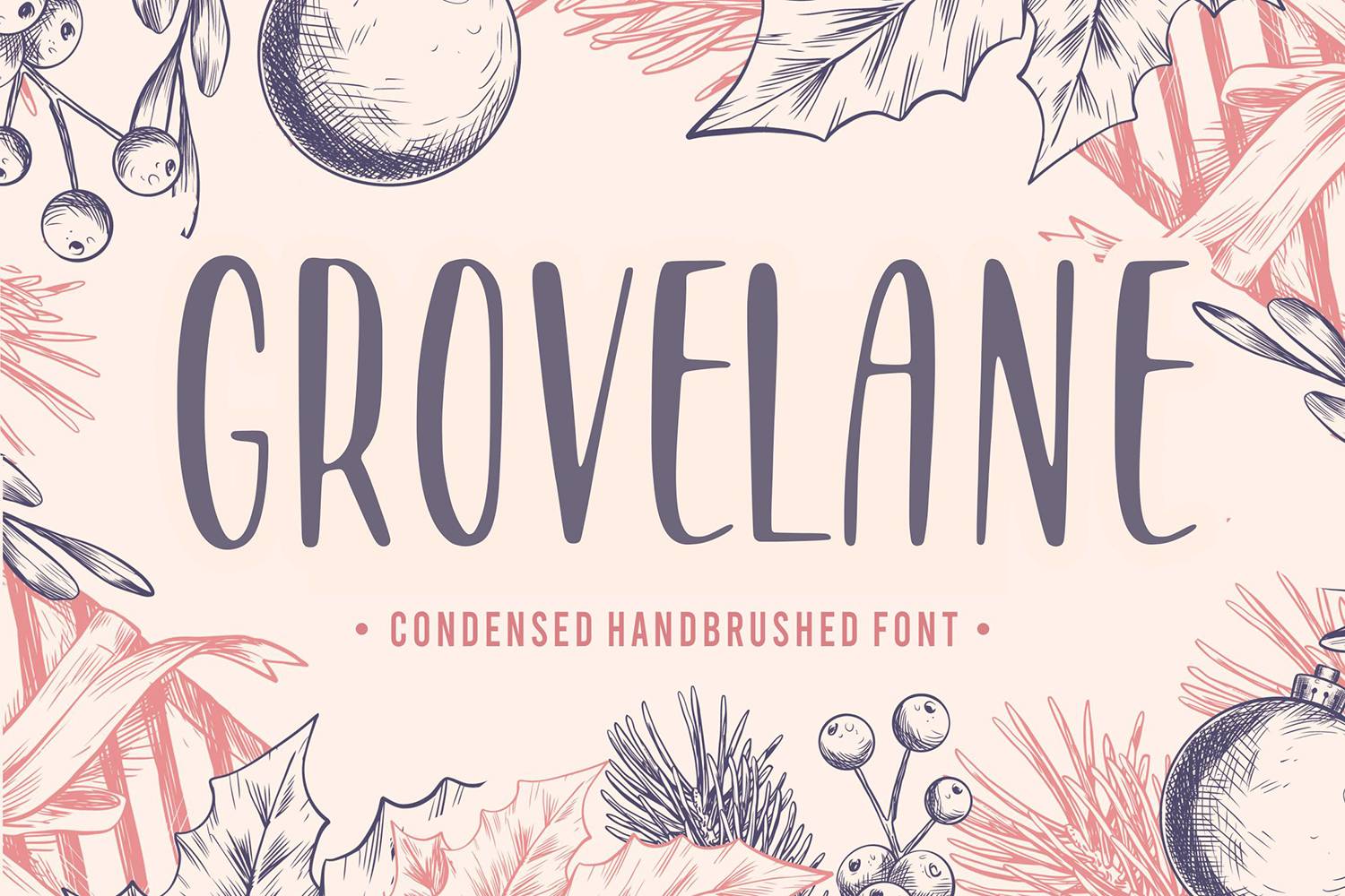 Grovelane Font sample