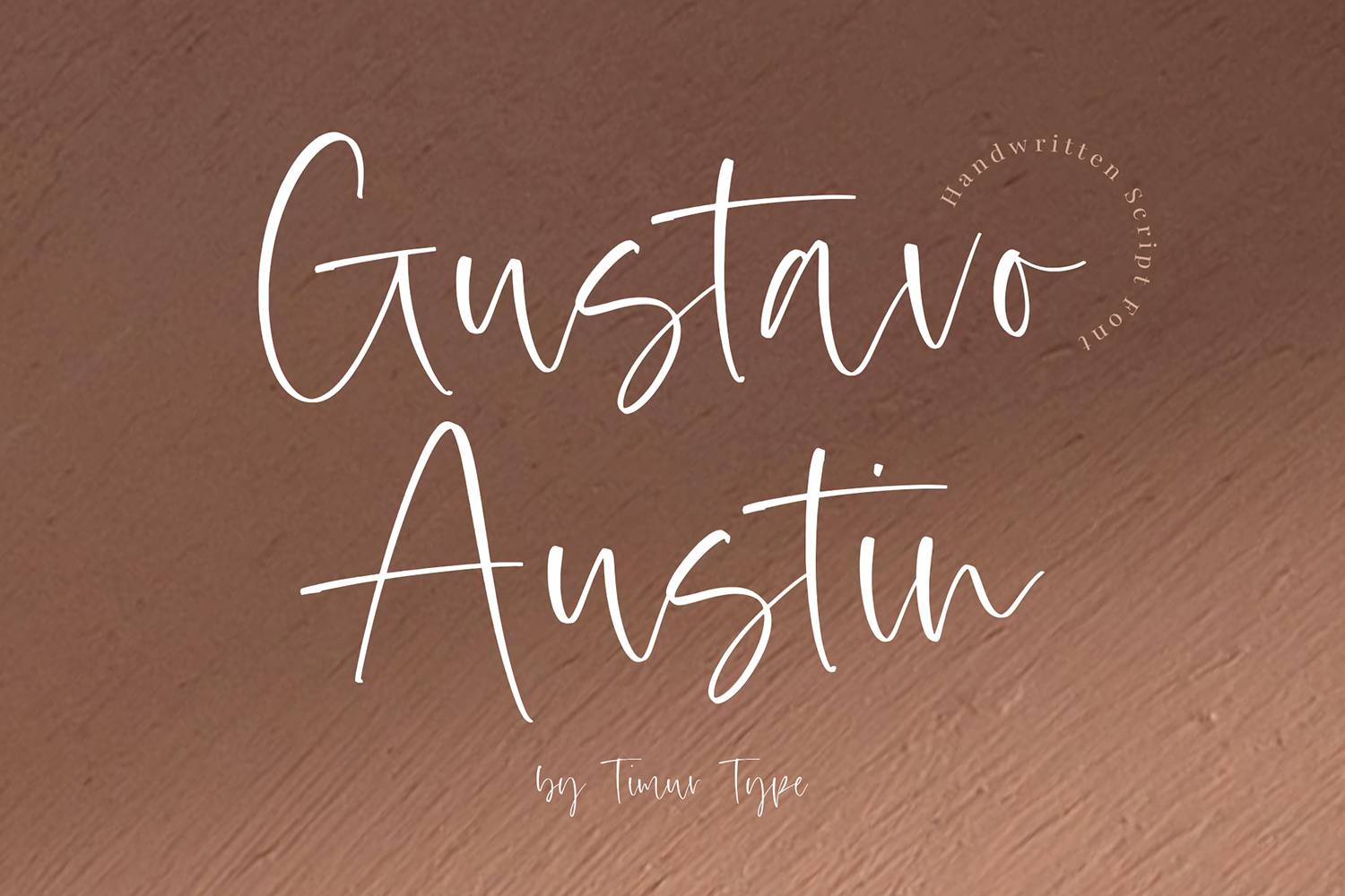 Gustavo Austin Font sample