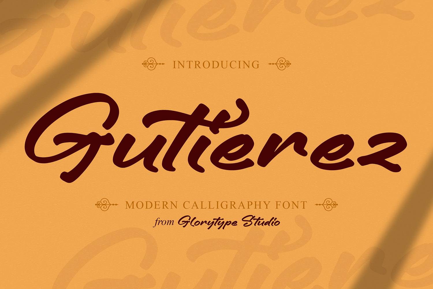 Gutierez Font sample