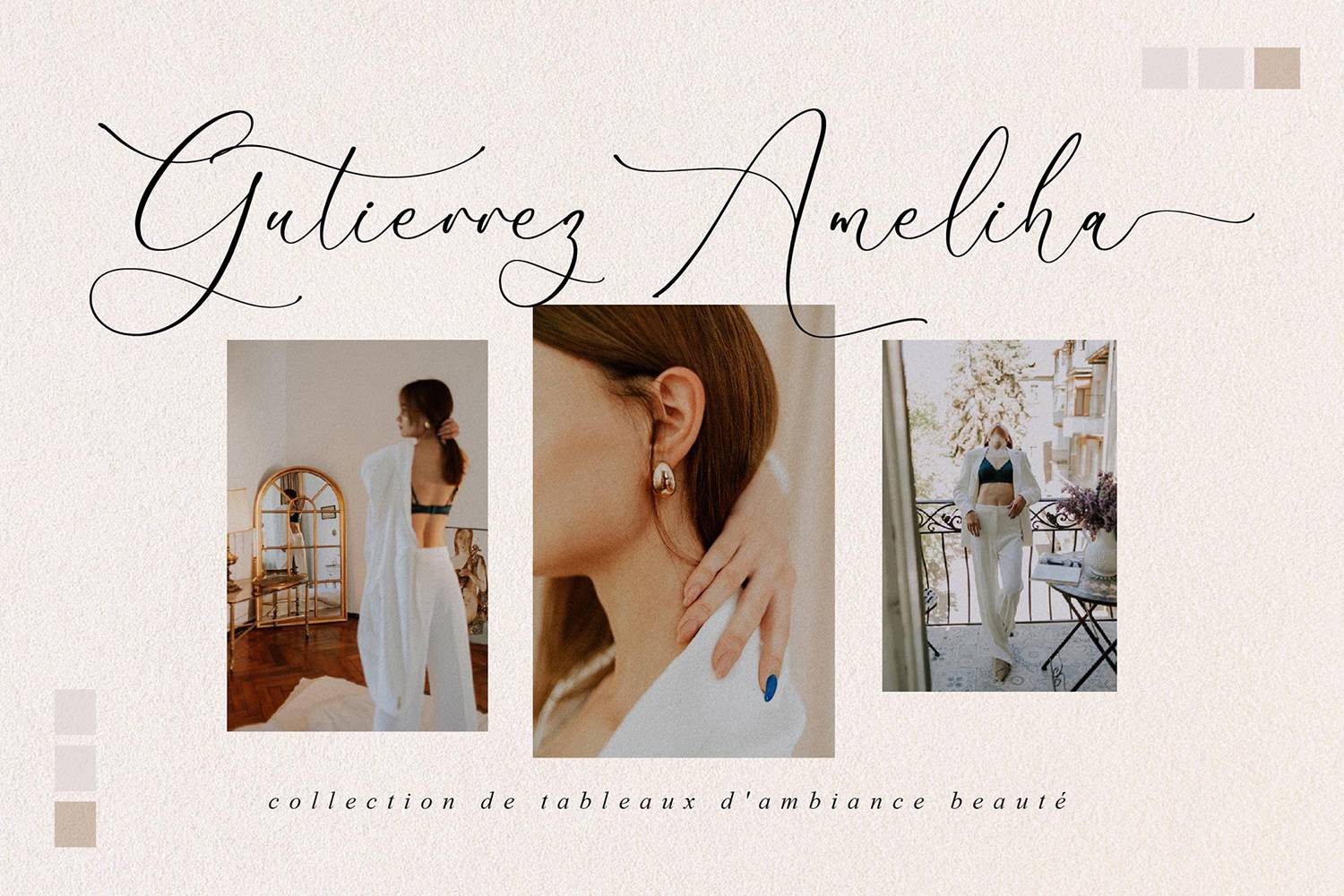 Gutierha Pattery Font sample