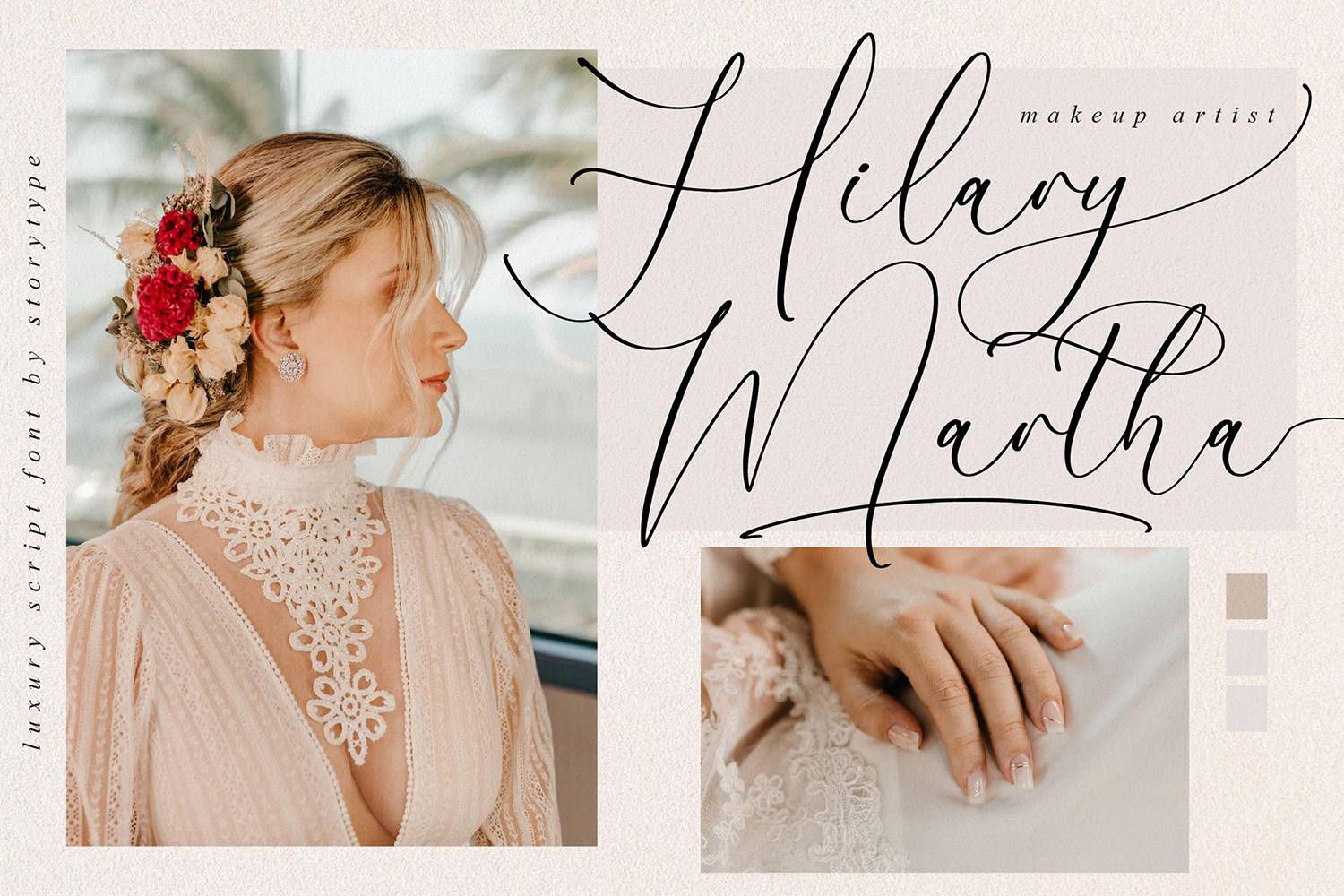 Gutierha Pattery Font sample
