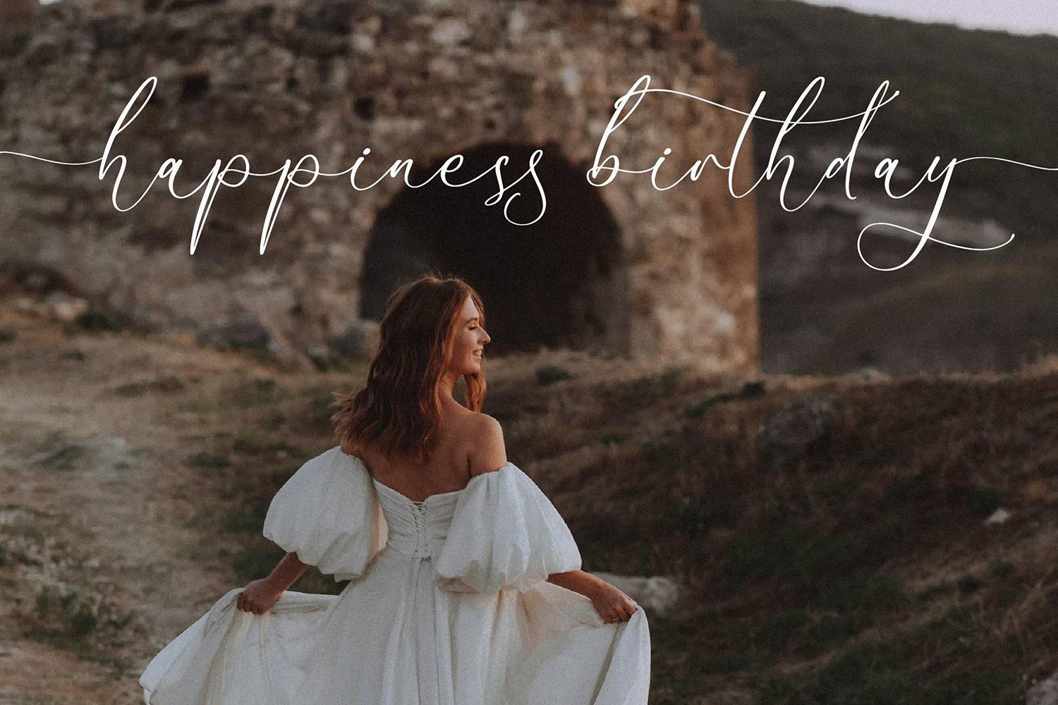 Gutierha Pattery Font sample