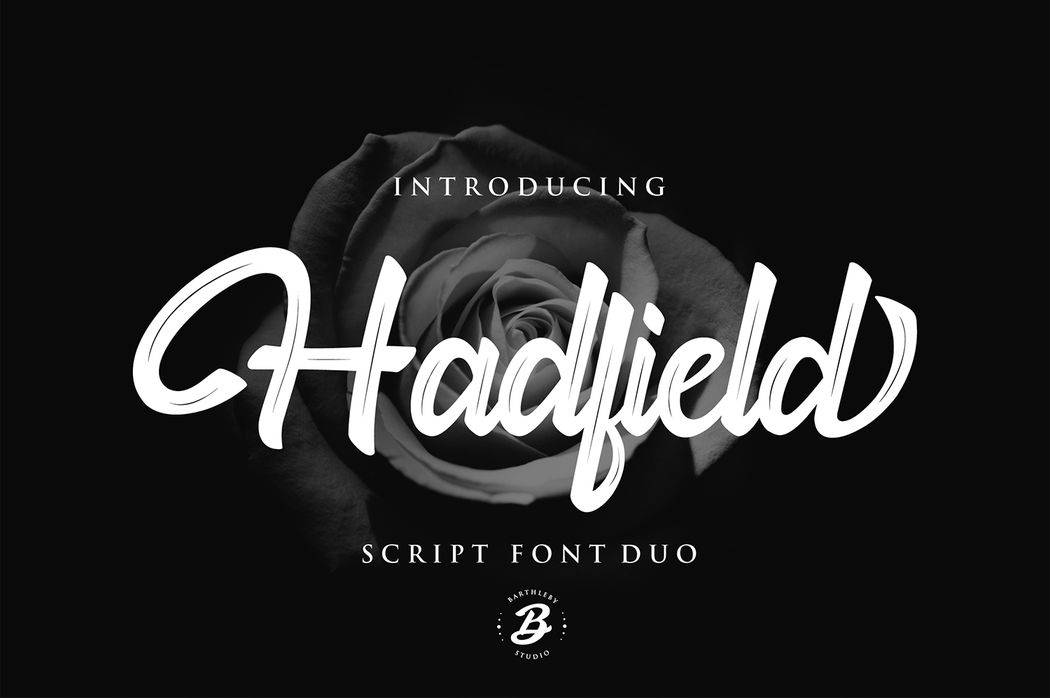 Hadfield Font sample