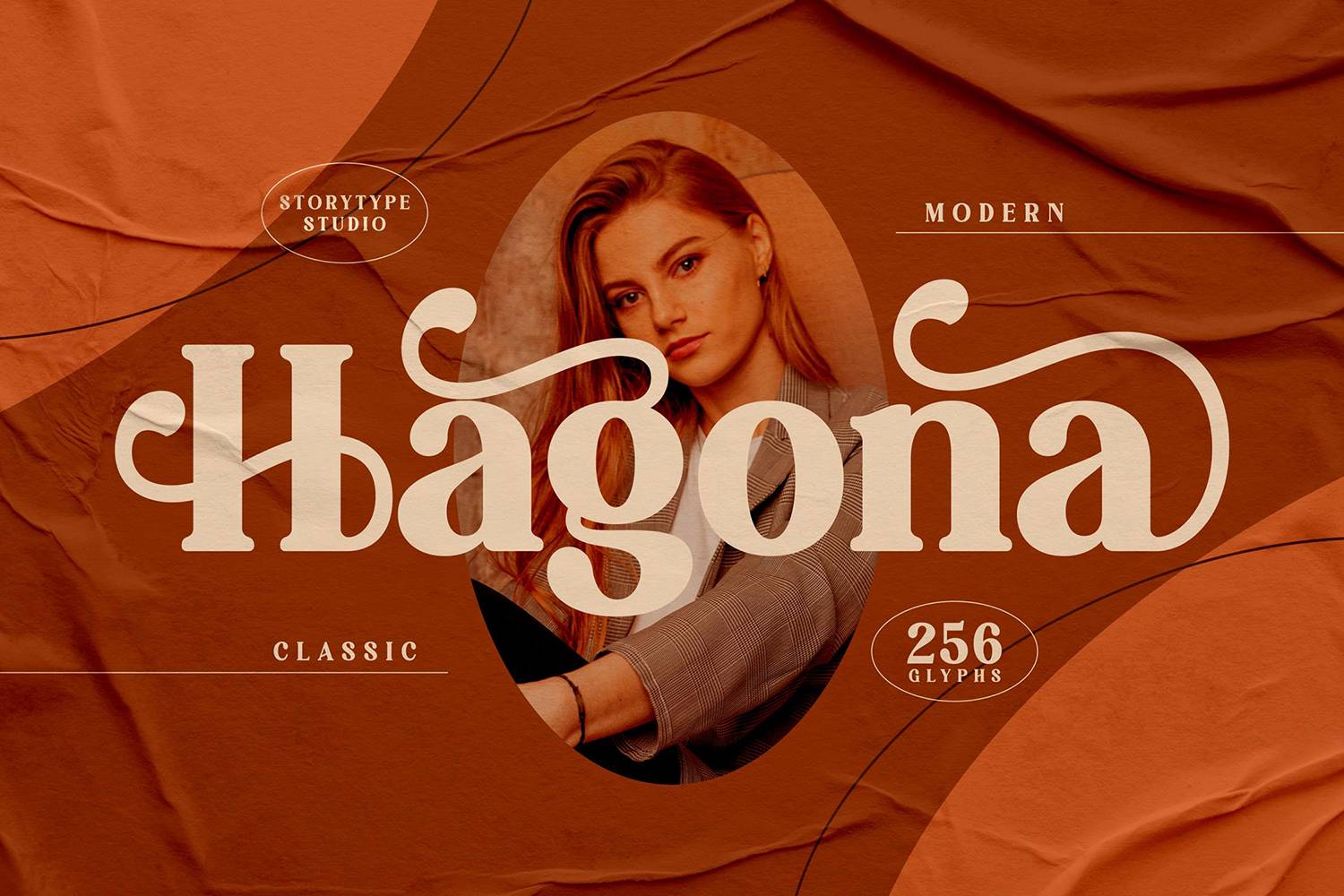 Hagona Classy Font sample