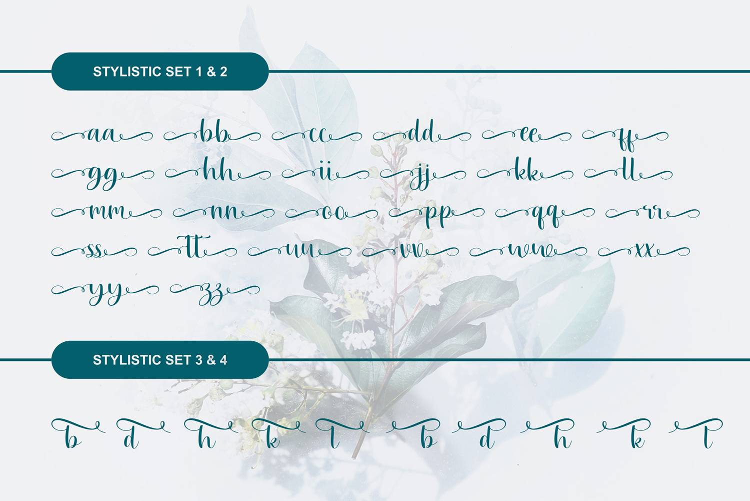 Haleeza Font sample