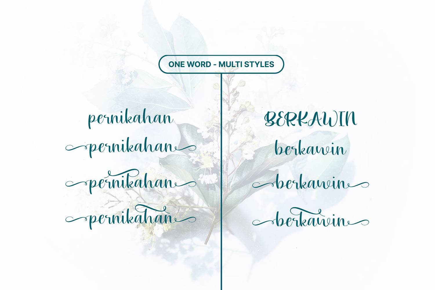 Haleeza Font sample