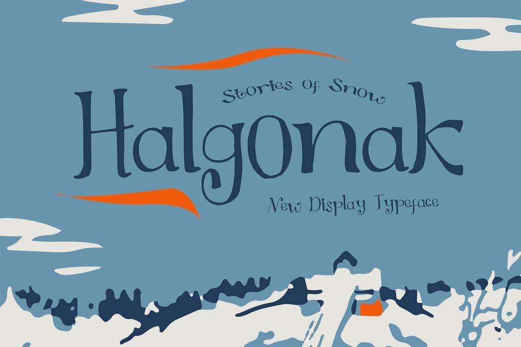 Halgonak Font sample