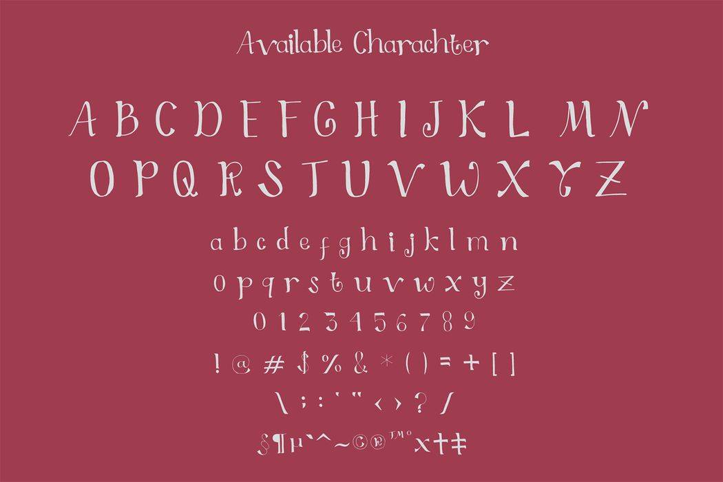 Halgonak Font sample