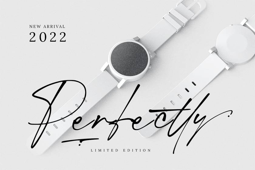 Hallimun Signature Font sample