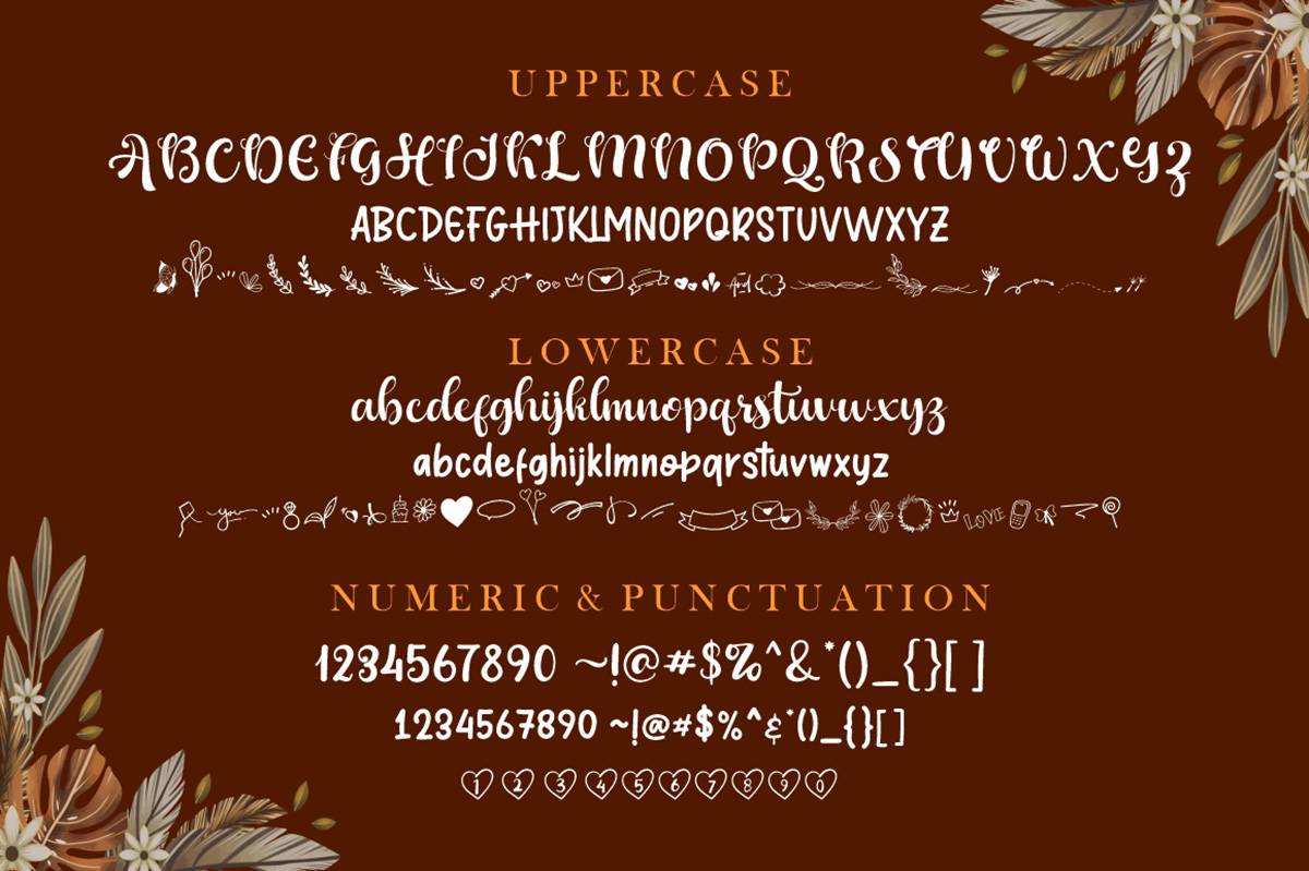 Hallo Kindera Font sample