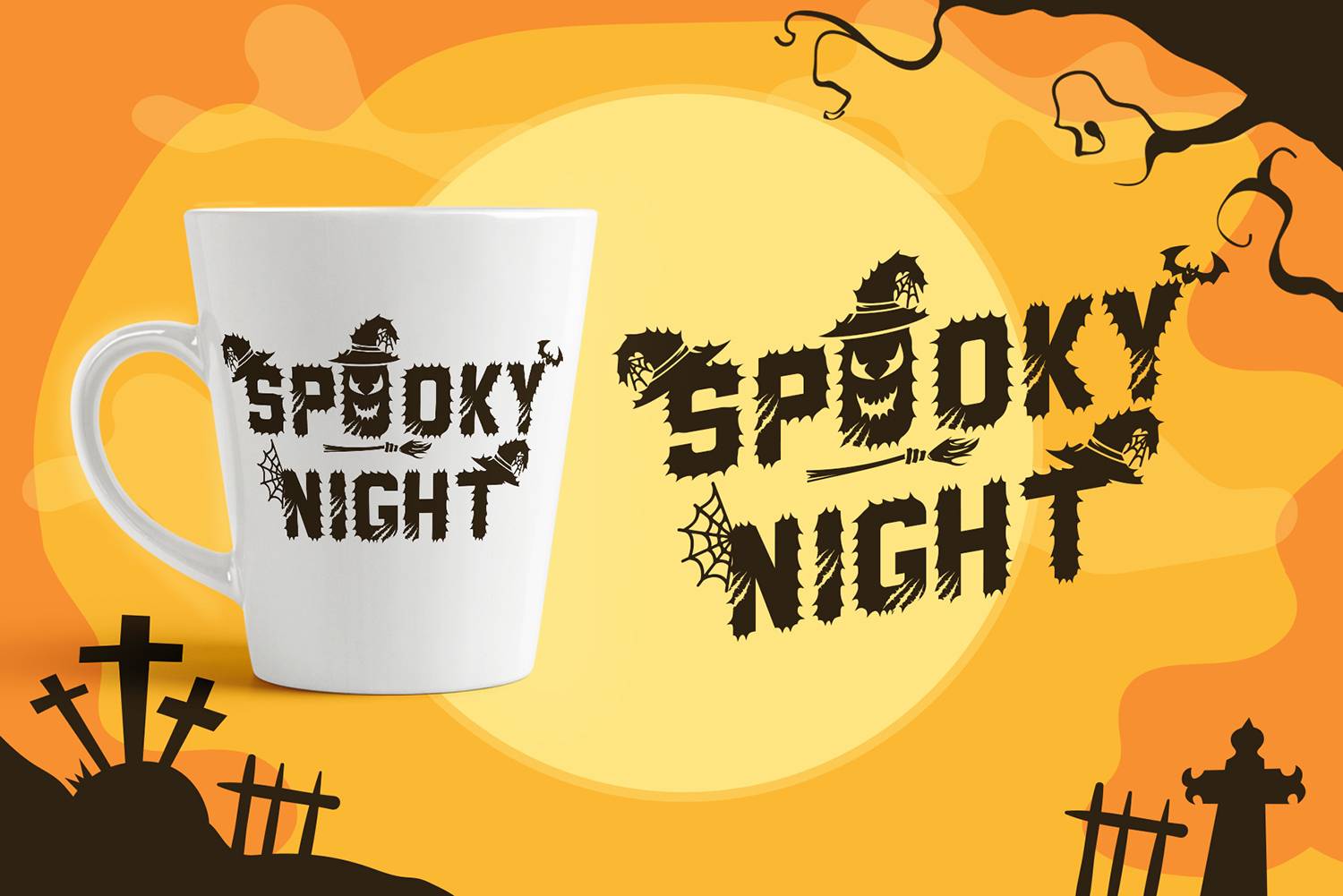 Hallo Witch Font sample