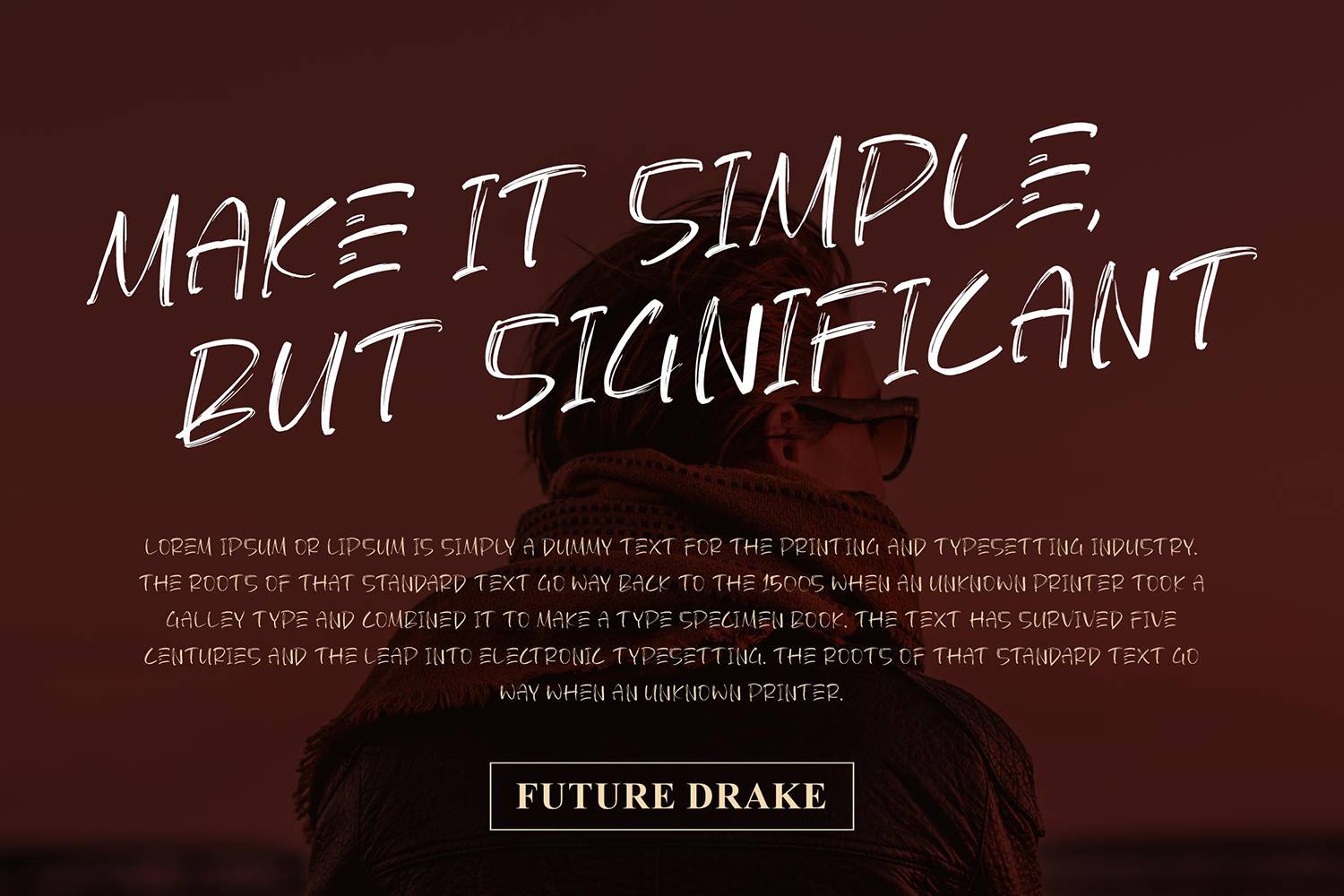 Hamberg Font sample