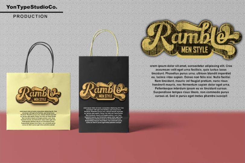 Hamble Font Demo sample