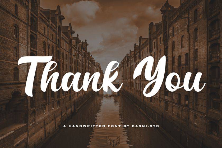 Hamburg Font sample