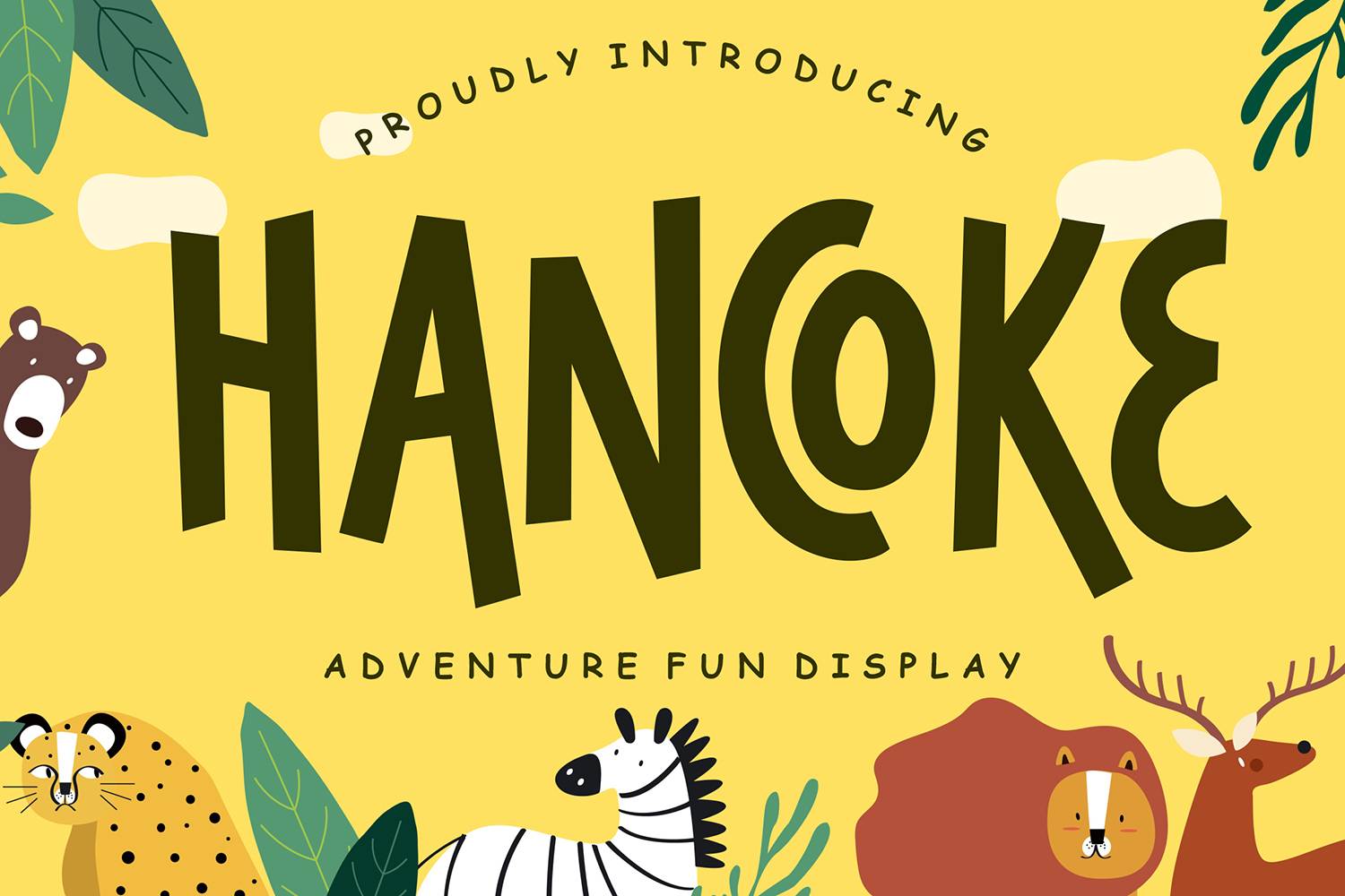 Hancoke Font sample