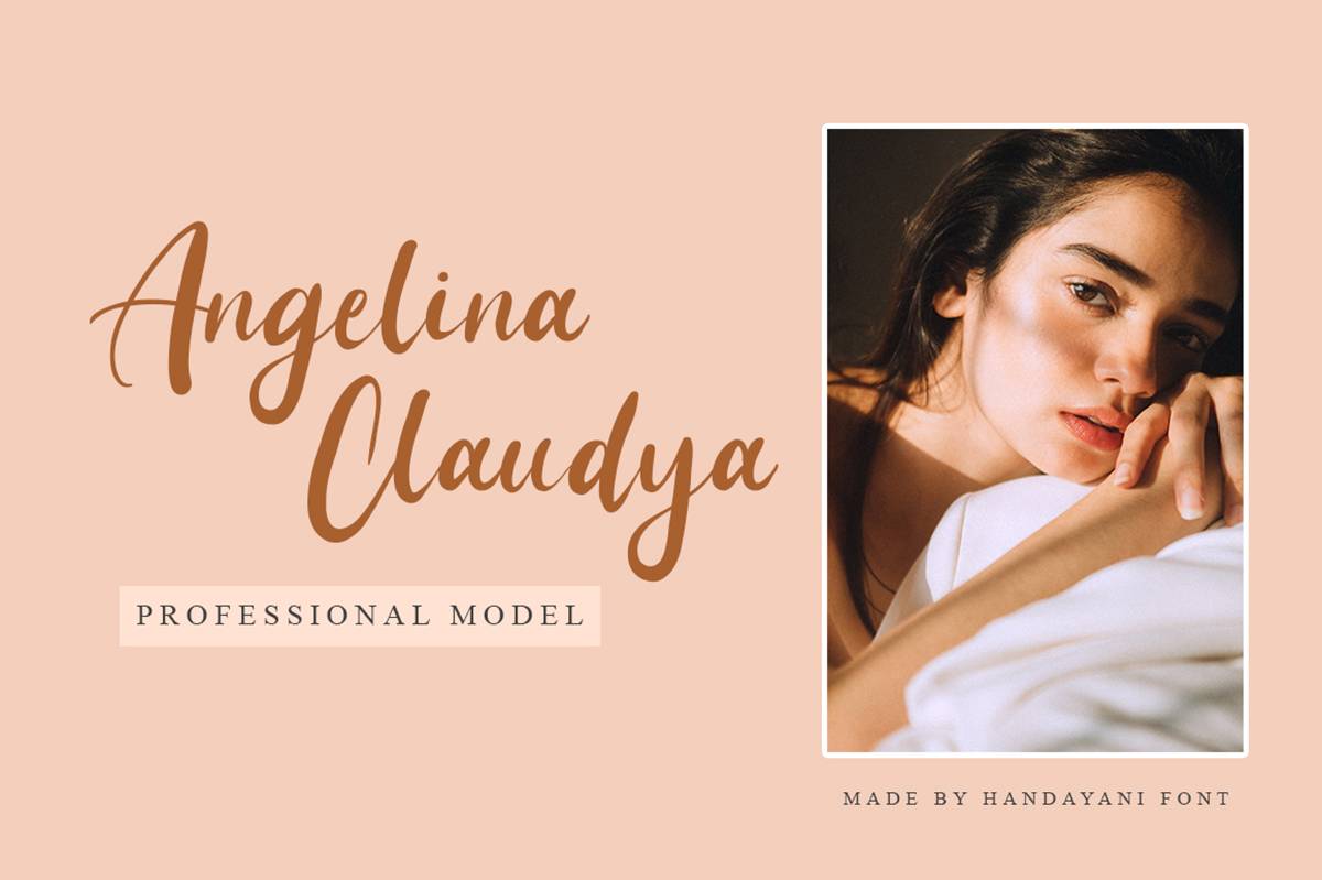 Handayani Font sample
