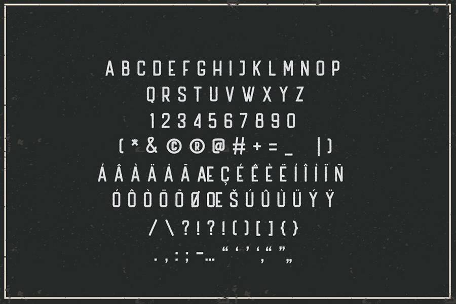 Handler Vintage Sans Serif sample