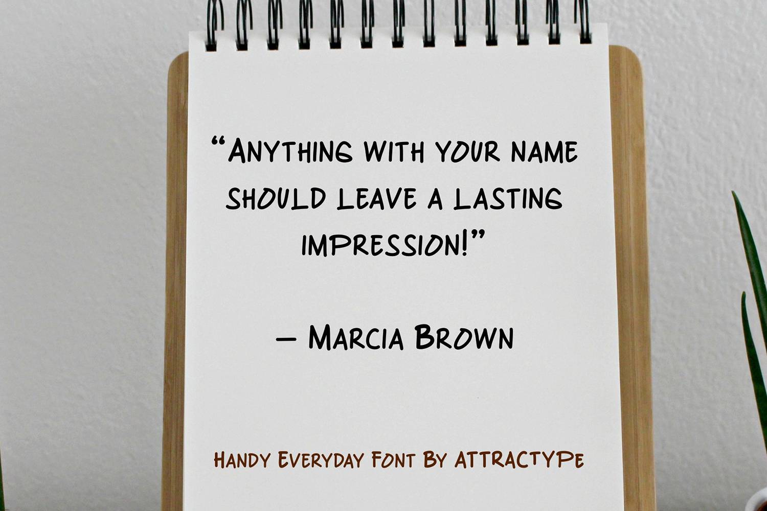 Handy Everyday Font sample