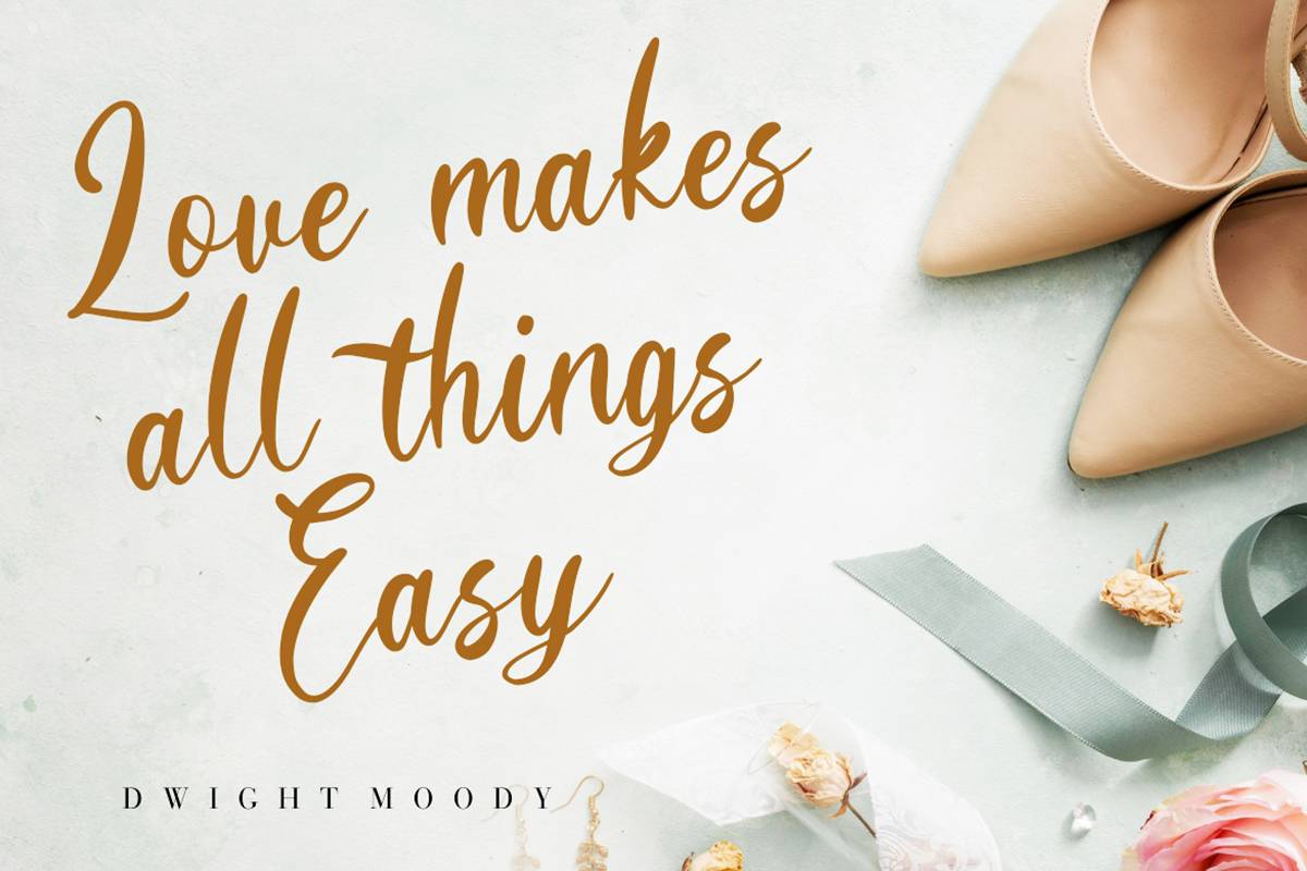 Hanessy Font sample