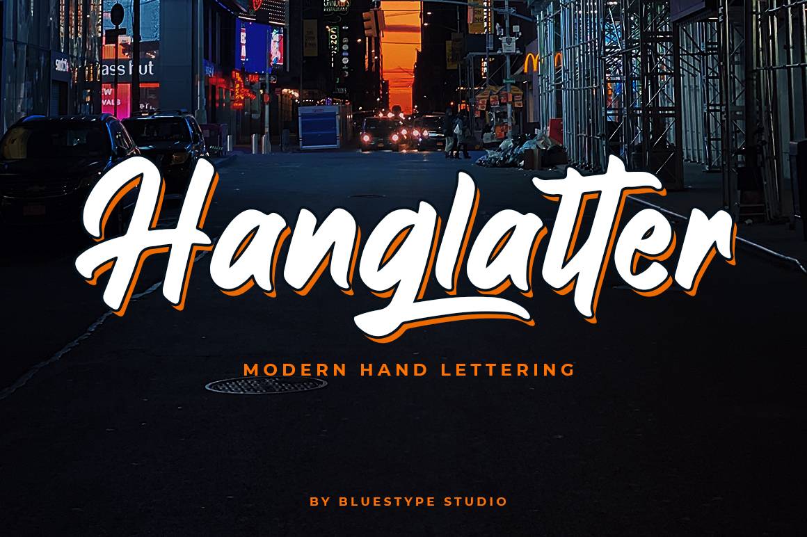 Hanglatter Font sample