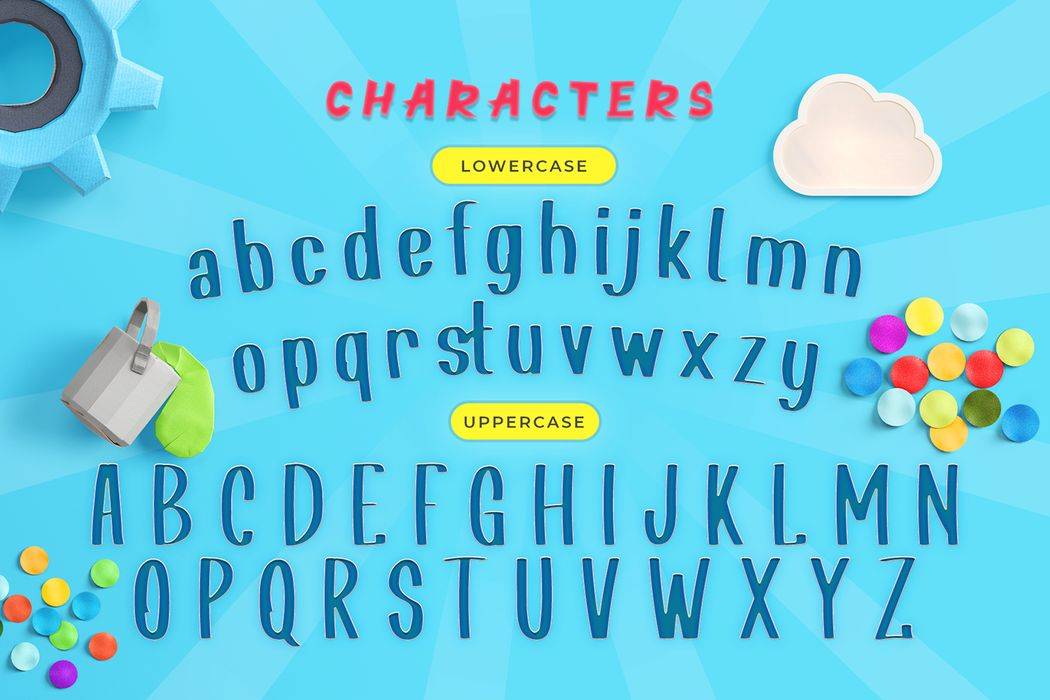 Happy Friday Font sample