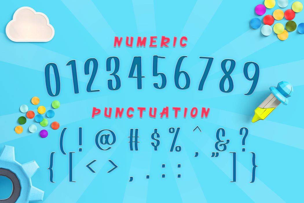 Happy Friday Font sample