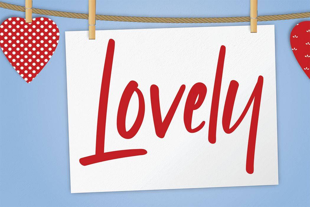 Happymonday Font sample