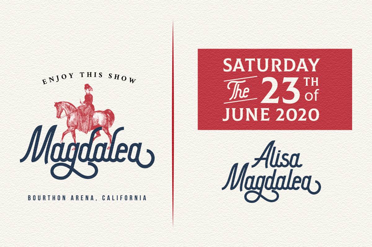 Hargael Font sample