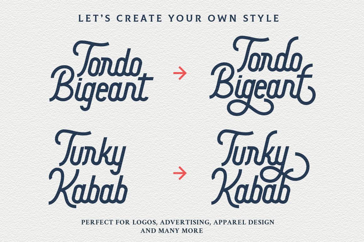 Hargael Font sample