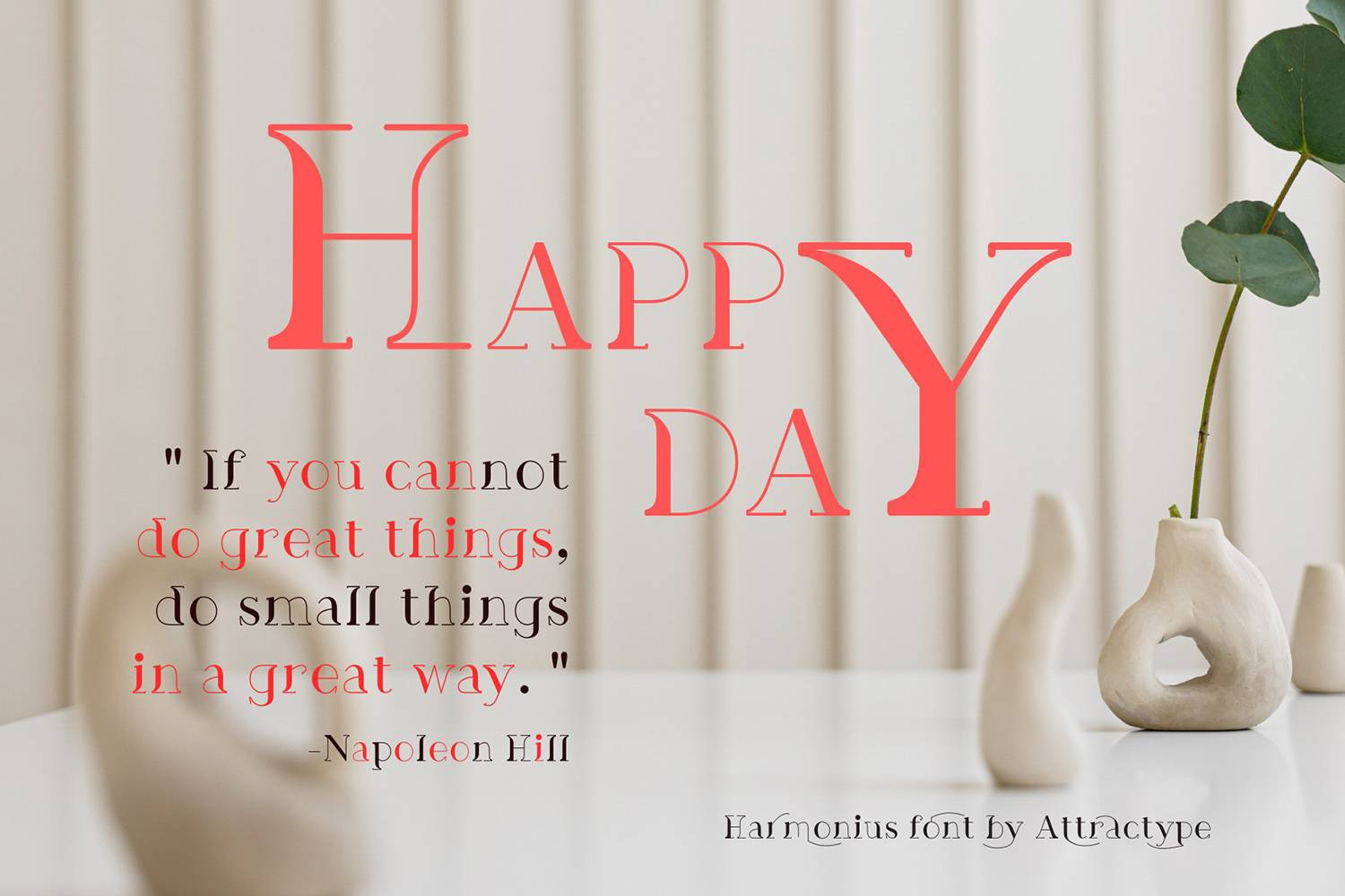 Harmonius Font sample
