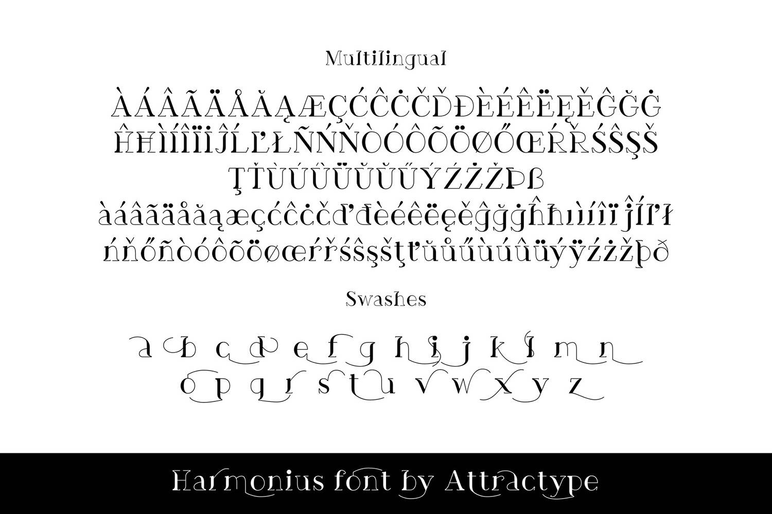 Harmonius Font sample