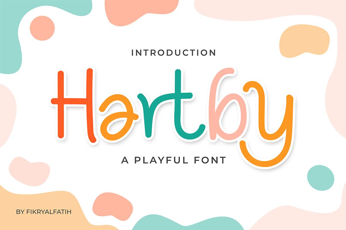 Hartby Playful Font sample