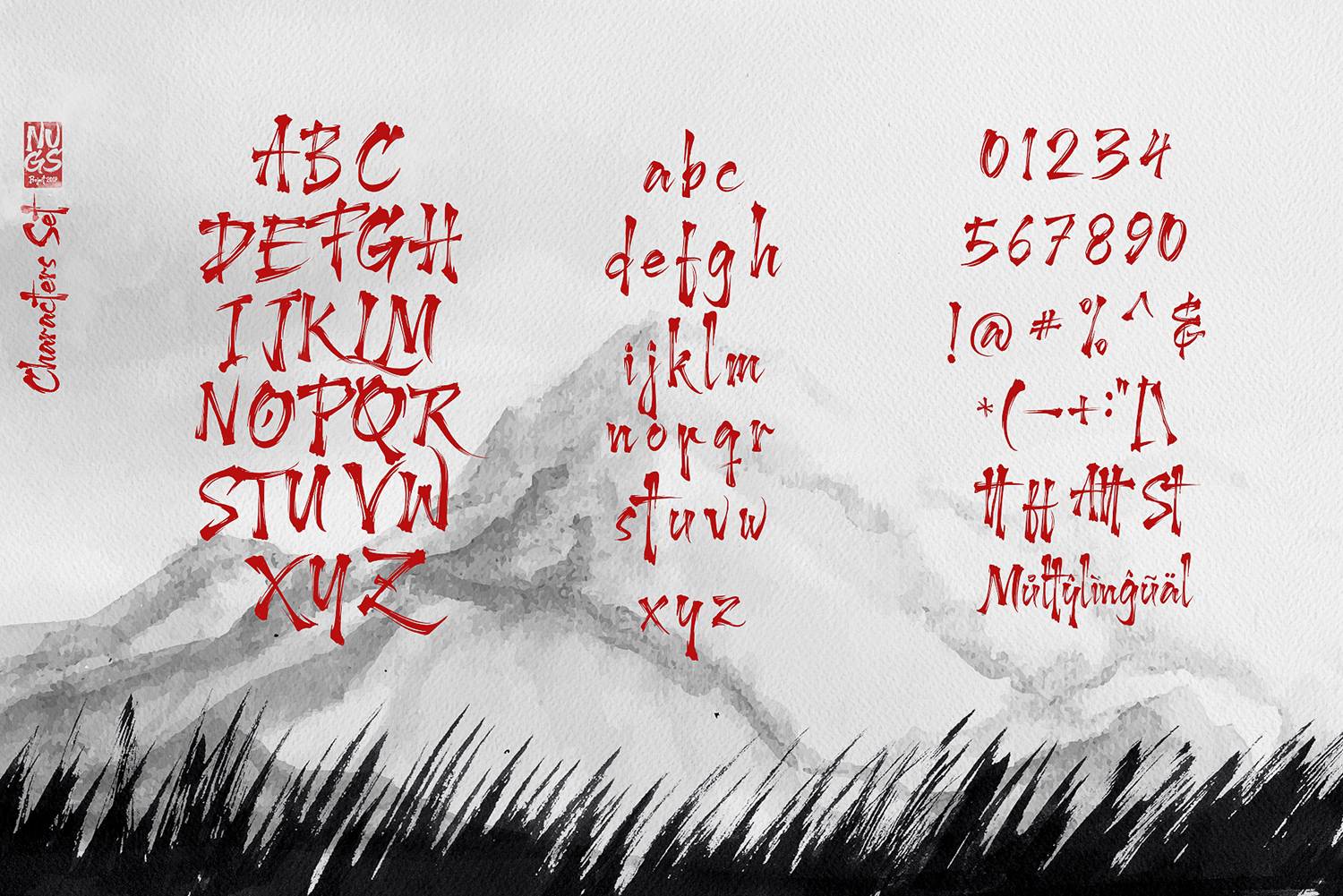 Harukaze Font sample