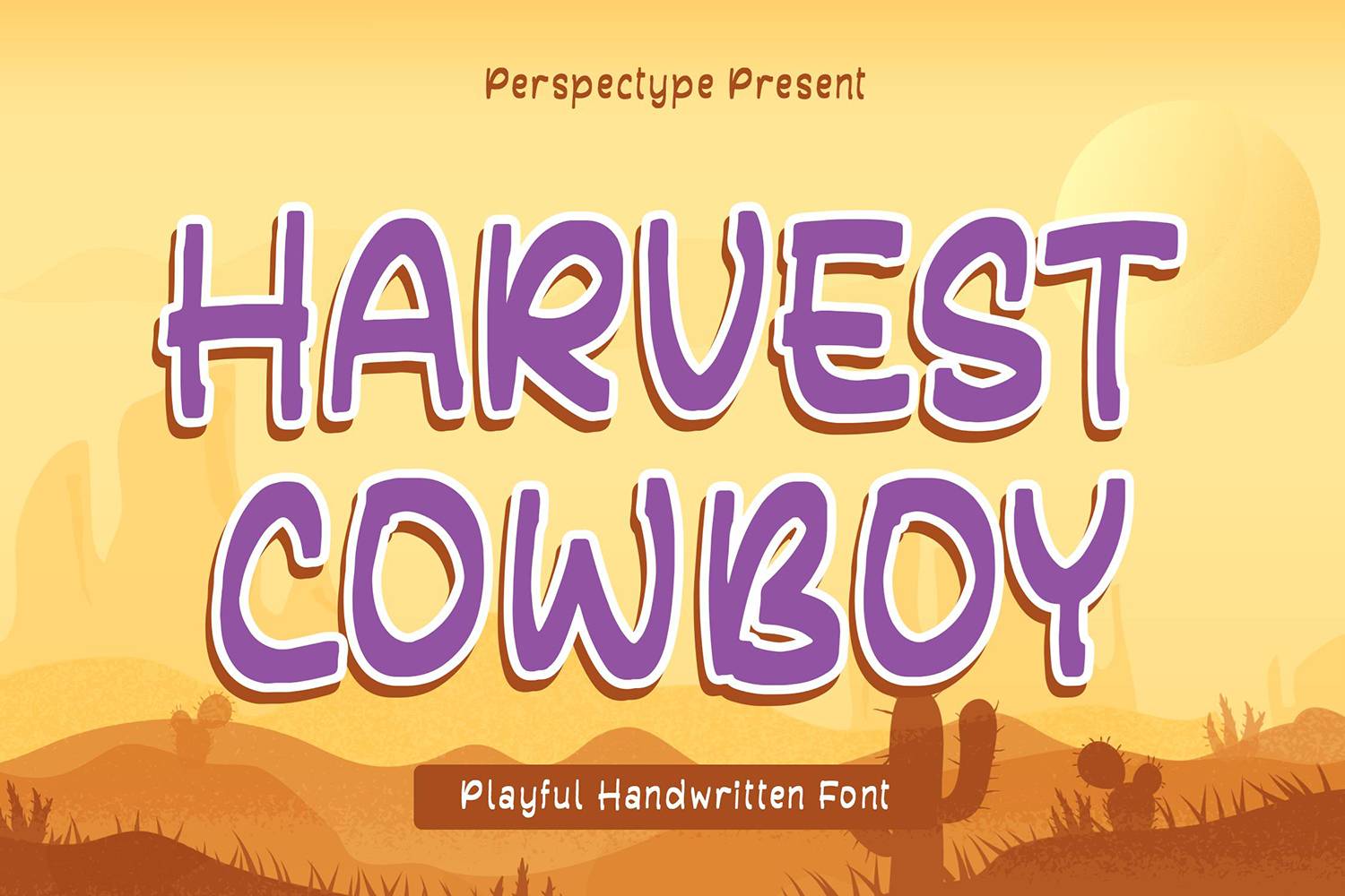 Harvest Cowboy Font sample