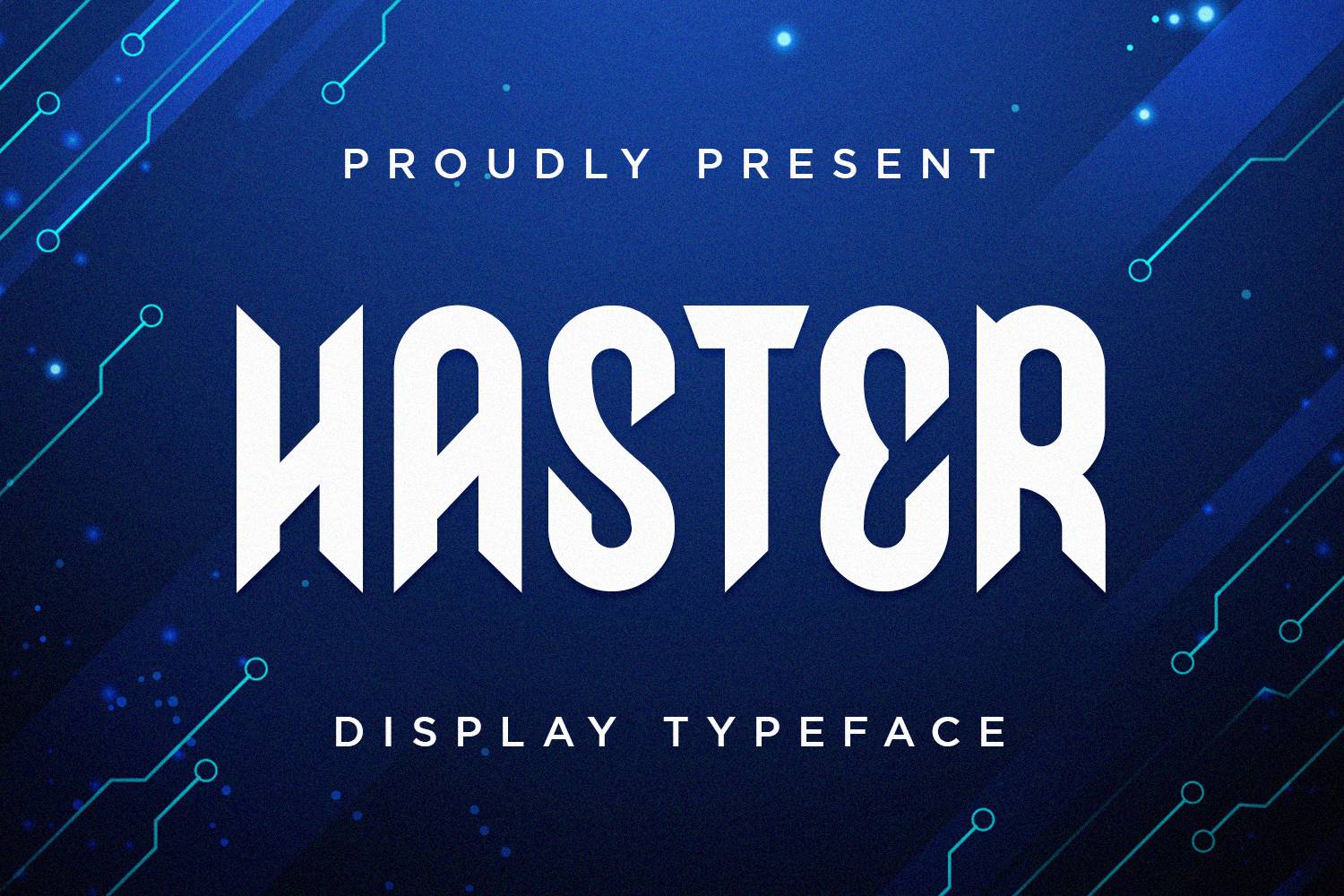 Haster Font sample