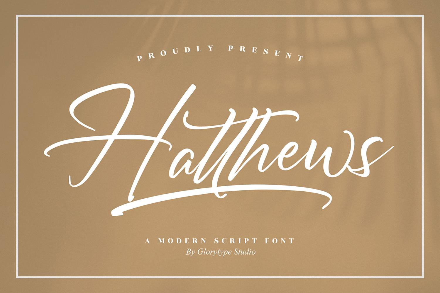 Hatthews Font sample