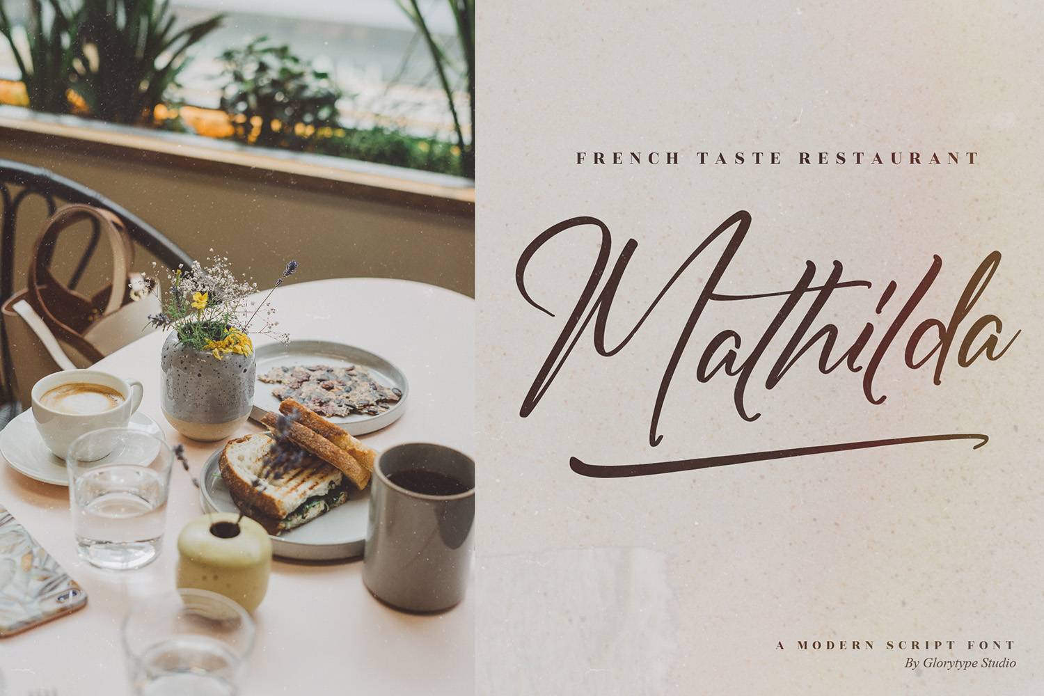 Hatthews Font sample
