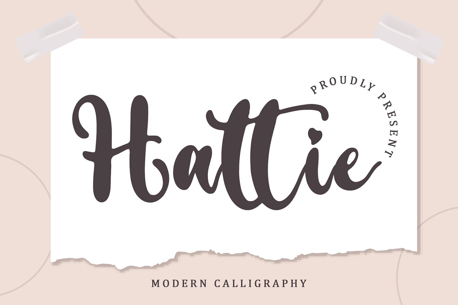Hattie Font sample