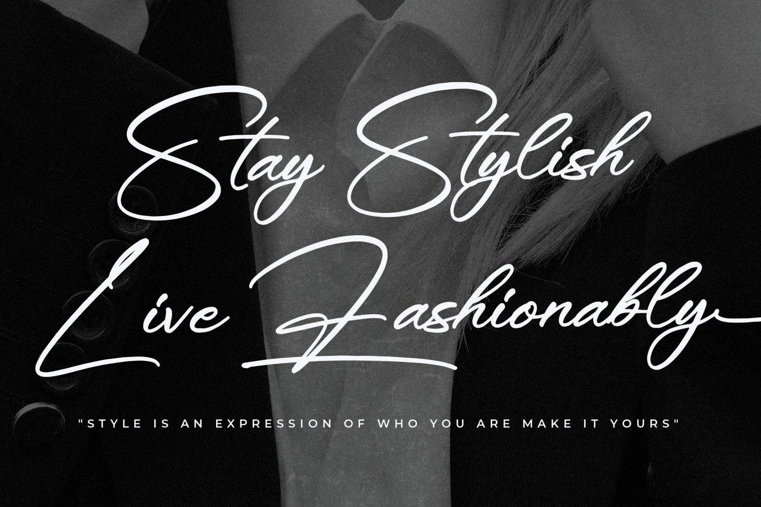 Haugesty Font sample