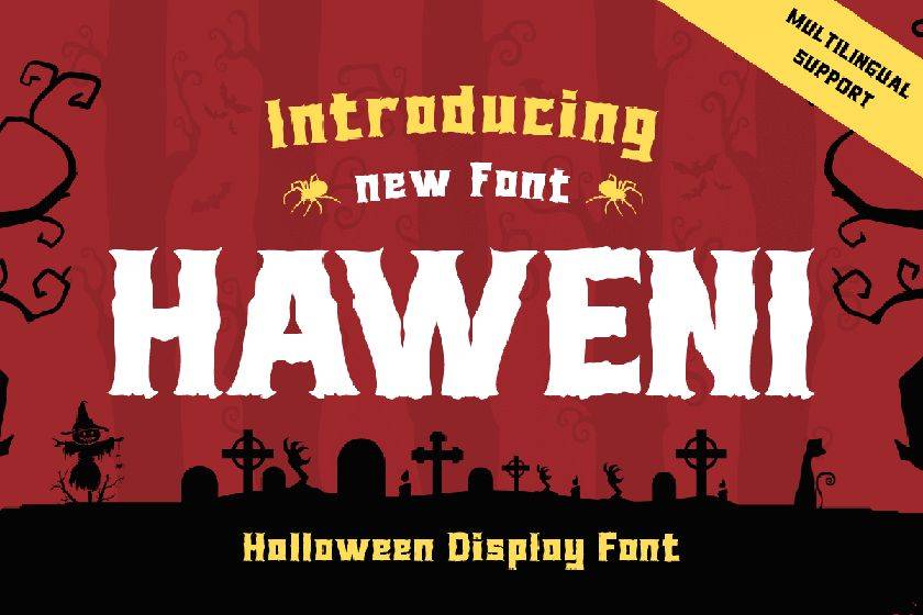 Haweni Font sample